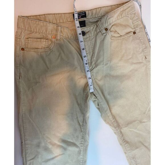 Vintage Polo Jeans Co. Ralph Lauren Tan Corduroy Jeans Straight - 8 (32 length) - Picture 5 of 8